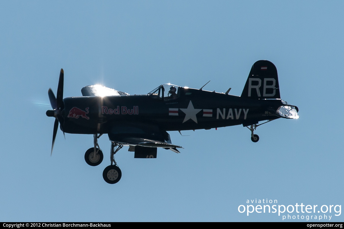 OE-EAS - Red Bull - The Flying Bulls Vought F4U-4 Corsair at Berlin-Schönefeld International Airport (SXF/EDDB) taken by Christian Borchmann-Backhaus | openspotter.org | ID: 4235