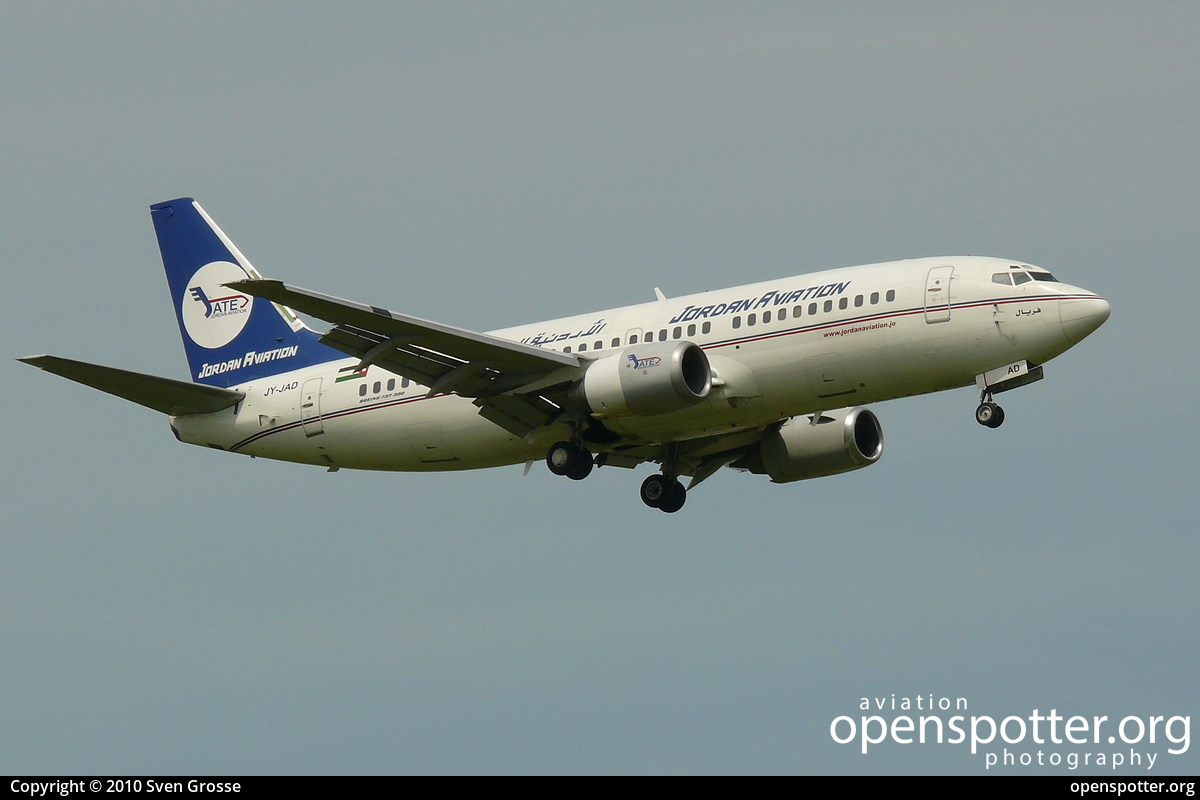 JY-JAD - Jordan Aviation Boeing 737-322 at Berlin-Schönefeld International Airport (SXF/EDDB) taken by Sven Grosse | openspotter.org | ID: 1955