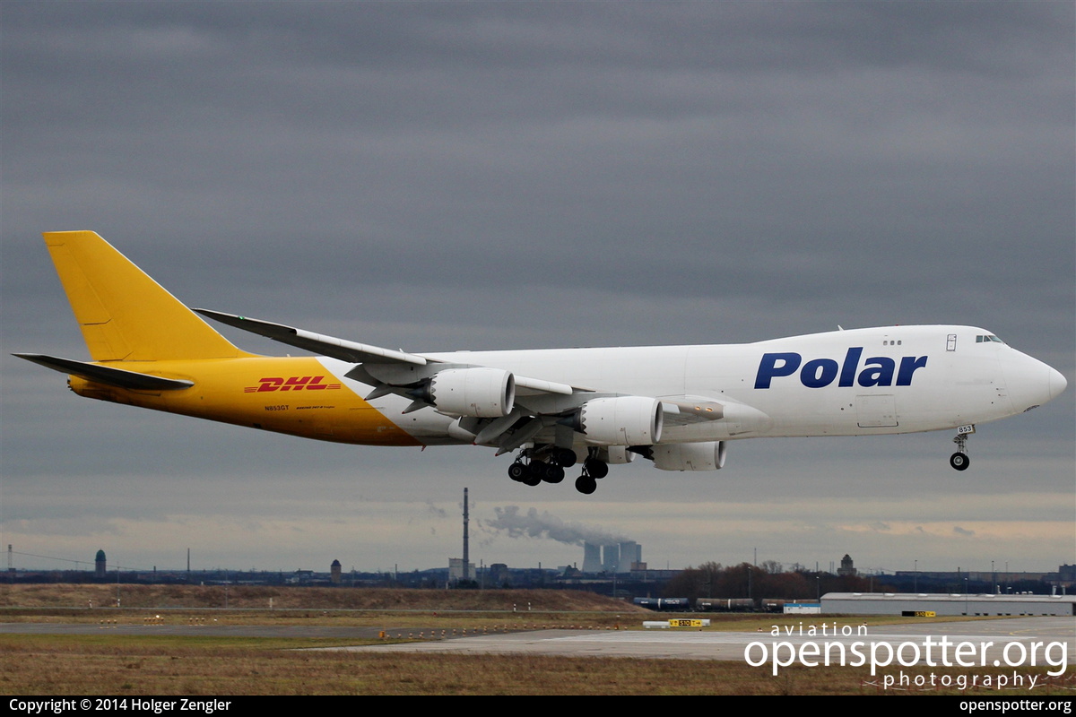 N853GT - Polar Air Cargo Boeing 747-87UF at Leipzig/Halle Airport (LEJ/EDDP) taken by Holger Zengler | openspotter.org | ID: 19462