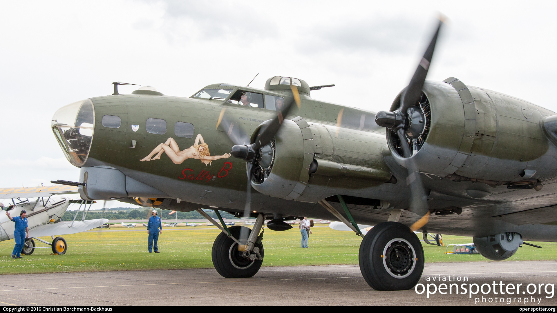 G-BEDF - Private / Untitled Boeing B-17G Flying Fortress at Duxford Airport (QFO/EGSU) taken by Christian Borchmann-Backhaus | openspotter.org | ID: 41826