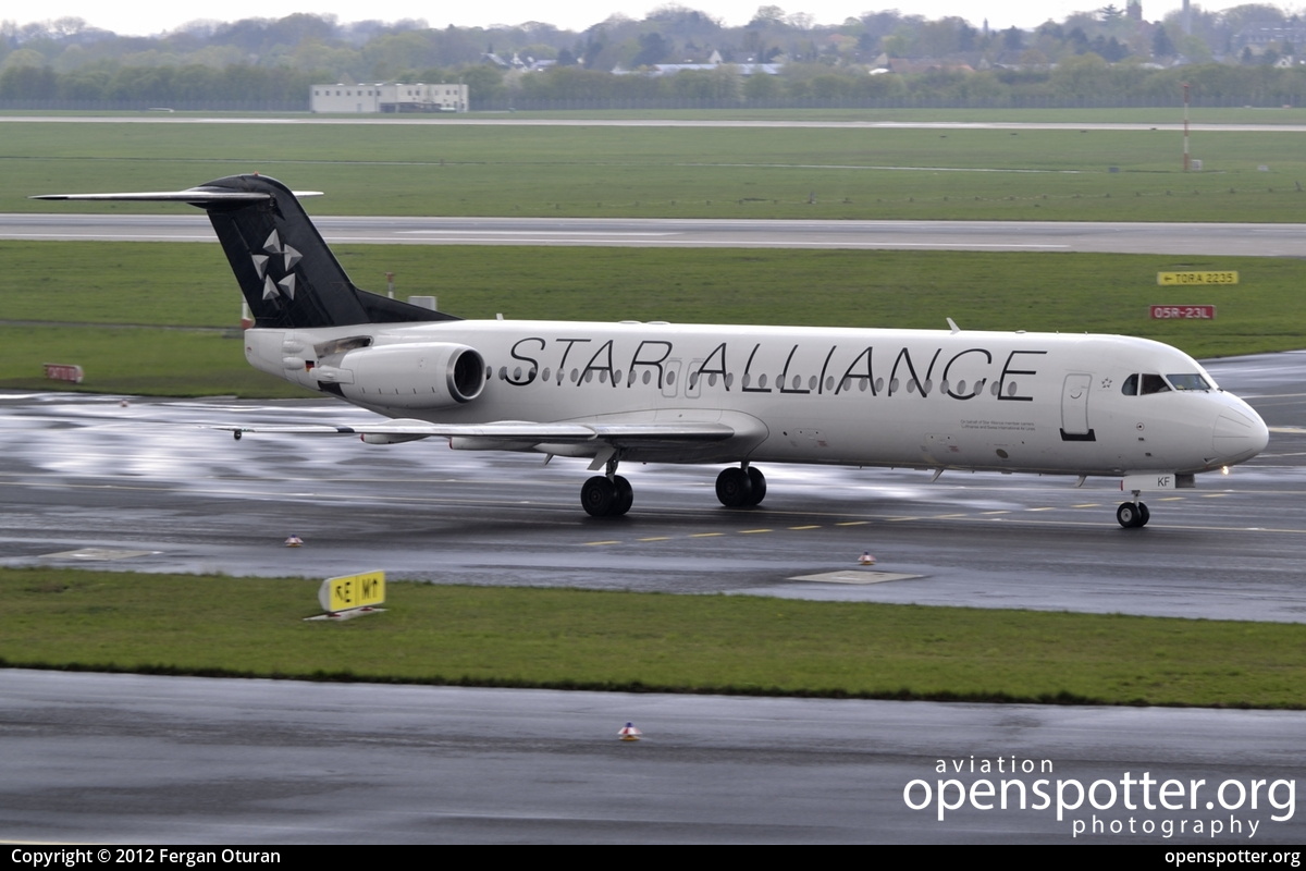 D-AFKF - Contactair Fokker F100 at Düsseldorf International Airport (DUS/EDDL) taken by Fergan Oturan | openspotter.org | ID: 2620