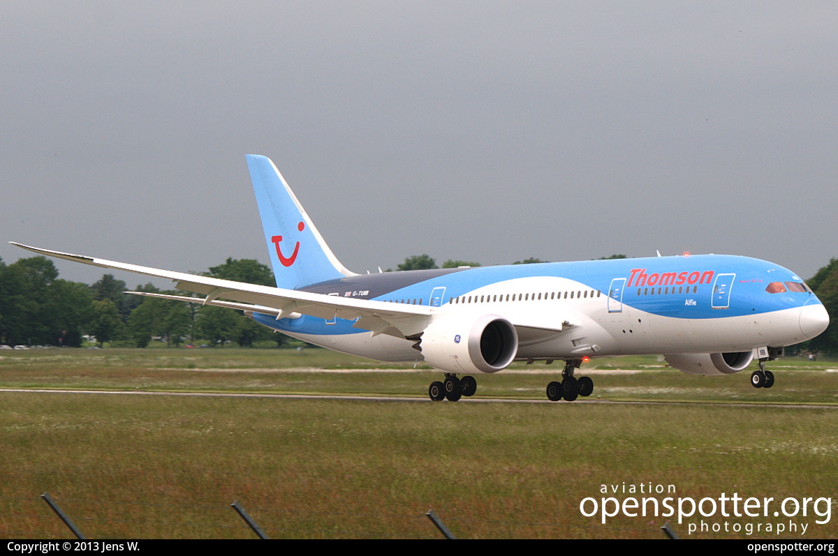 G-TUIB - Thomson Airways Boeing 787-881 Dreamliner at Hanover-Langenhagen Airport (HAJ/EDDV) taken by Jens W. | openspotter.org | ID: 7357