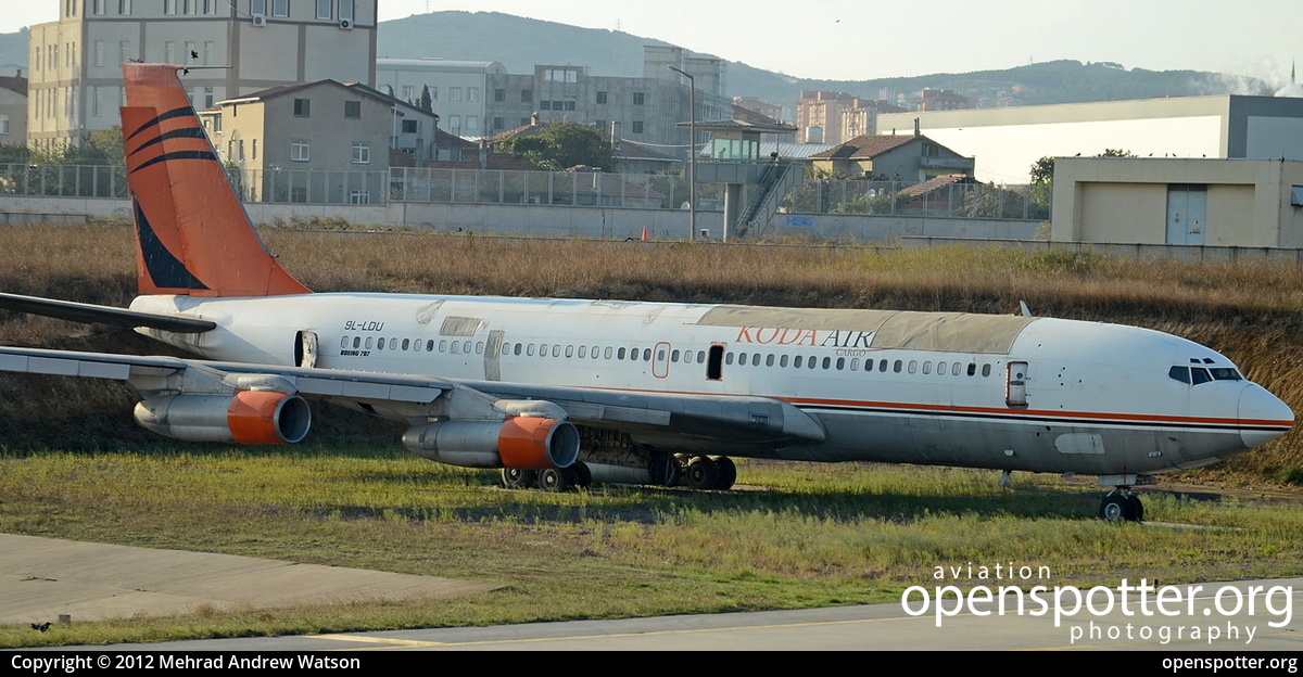 9L-LDU - Koda Air Cargo Boeing 707-327C at Sabiha Gökçen International Airport (SAW/LTFJ) taken by Mehrad Andrew Watson | openspotter.org | ID: 4639