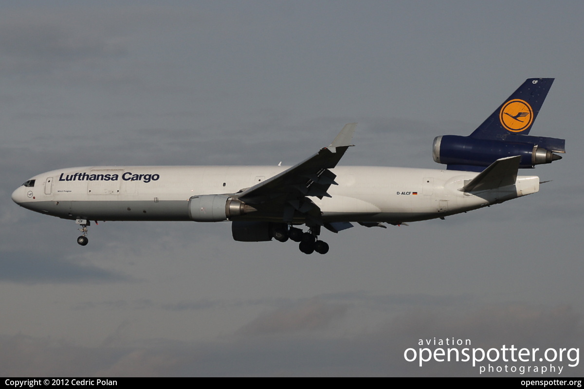 D-ALCF - Lufthansa Cargo McDonnell Douglas MD-11F at Frankfurt International Airport (FRA/EDDF) taken by Cedric Polan | openspotter.org | ID: 4723