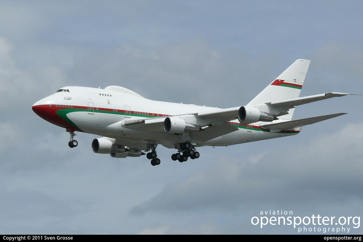 A4O-SO - Oman Royal Flight Boeing 747SP-27 at Berlin-Tegel Airport (TXL/EDDT) taken by Sven Grosse | openspotter.org | ID: 1889