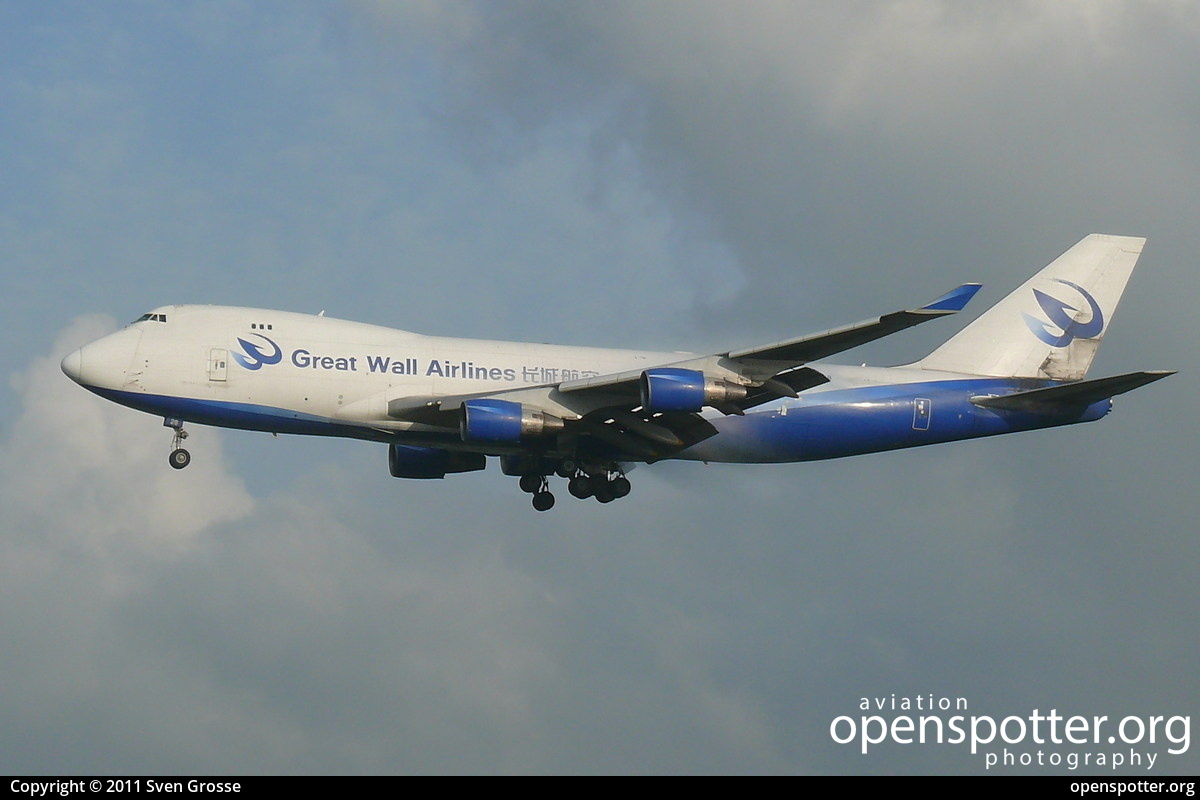 B-2428 - Great Wall Airlines Boeing 747-412F at Schiphol Airport (AMS/EHAM) taken by Sven Grosse | openspotter.org | ID: 1908
