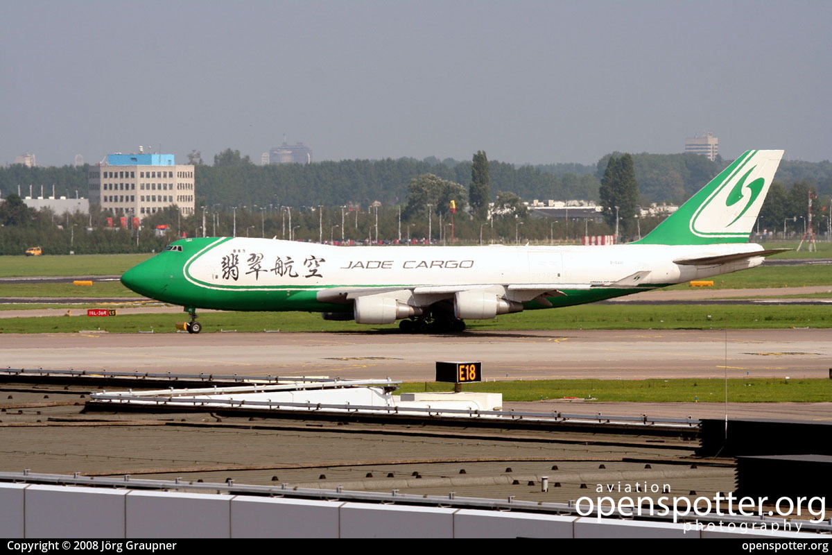 B-2441 - Jade Cargo International Boeing 747-4EVF(ER) at Schiphol Airport (AMS/EHAM) taken by Jörg Graupner | openspotter.org | ID: 4894