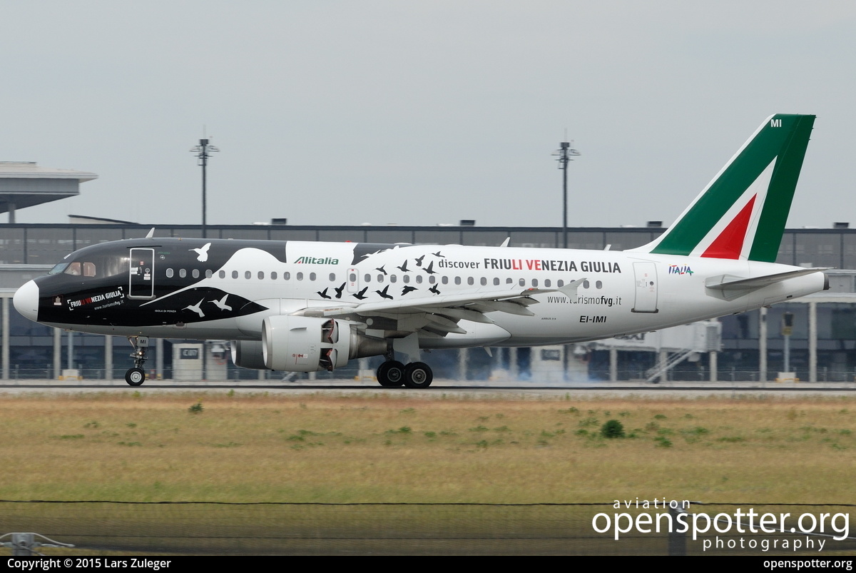 EI-IMI - Alitalia Airbus A319-112 at Berlin-Schönefeld International Airport (SXF/EDDB) taken by Lars Zuleger | openspotter.org | ID: 26357