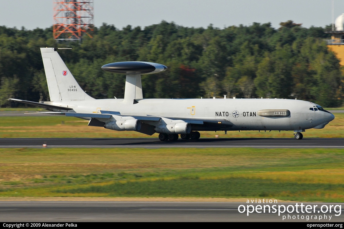 LX-N90455 - NATO / OTAN	 Boeing E-3A Sentry (707-320B) at Berlin-Tegel Airport (TXL/EDDT) taken by Alexander Pelka | openspotter.org | ID: 21206