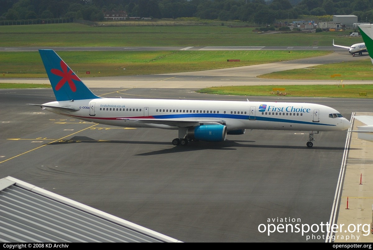 G-OOBA - First Choice Airways Boeing 757-28A(WL) at Birmingham International Airport (BHX/EGBB) taken by KD Archiv | openspotter.org | ID: 61480