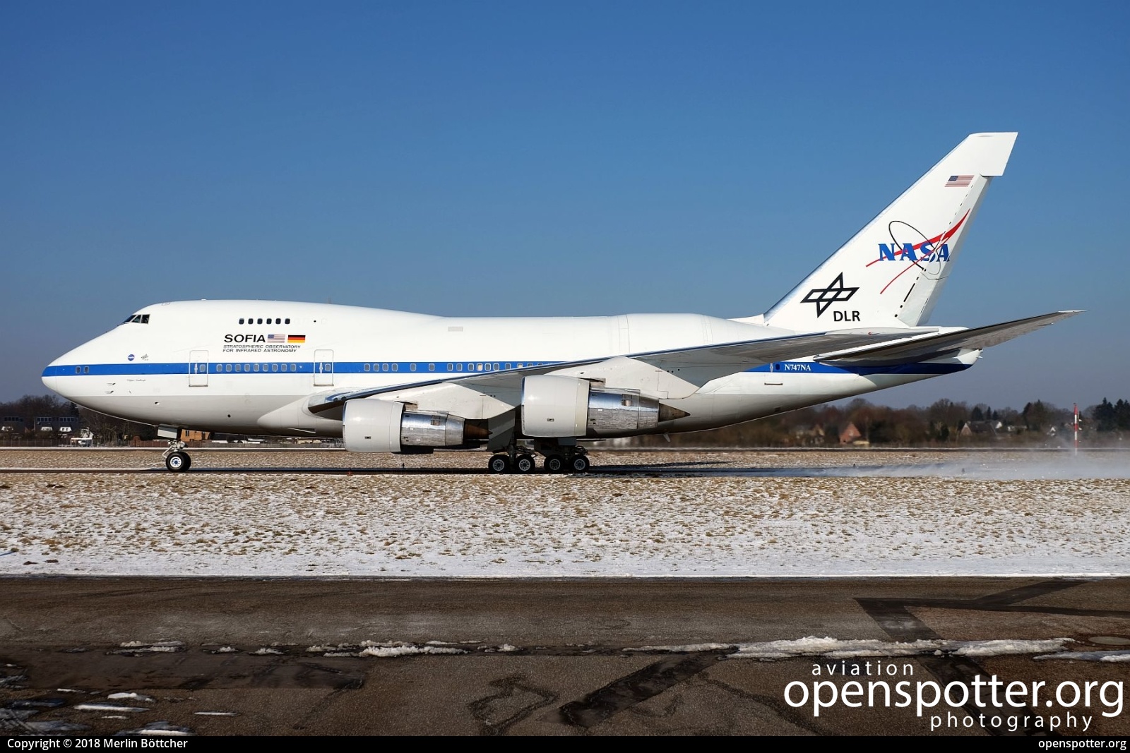 N747NA - NASA (National Aeronautics and Space Administration) Boeing 747SP-21 at Hamburg Airport (Fuhlsbüttel Airport) (HAM/EDDH) taken by Merlin Böttcher | openspotter.org | ID: 52013