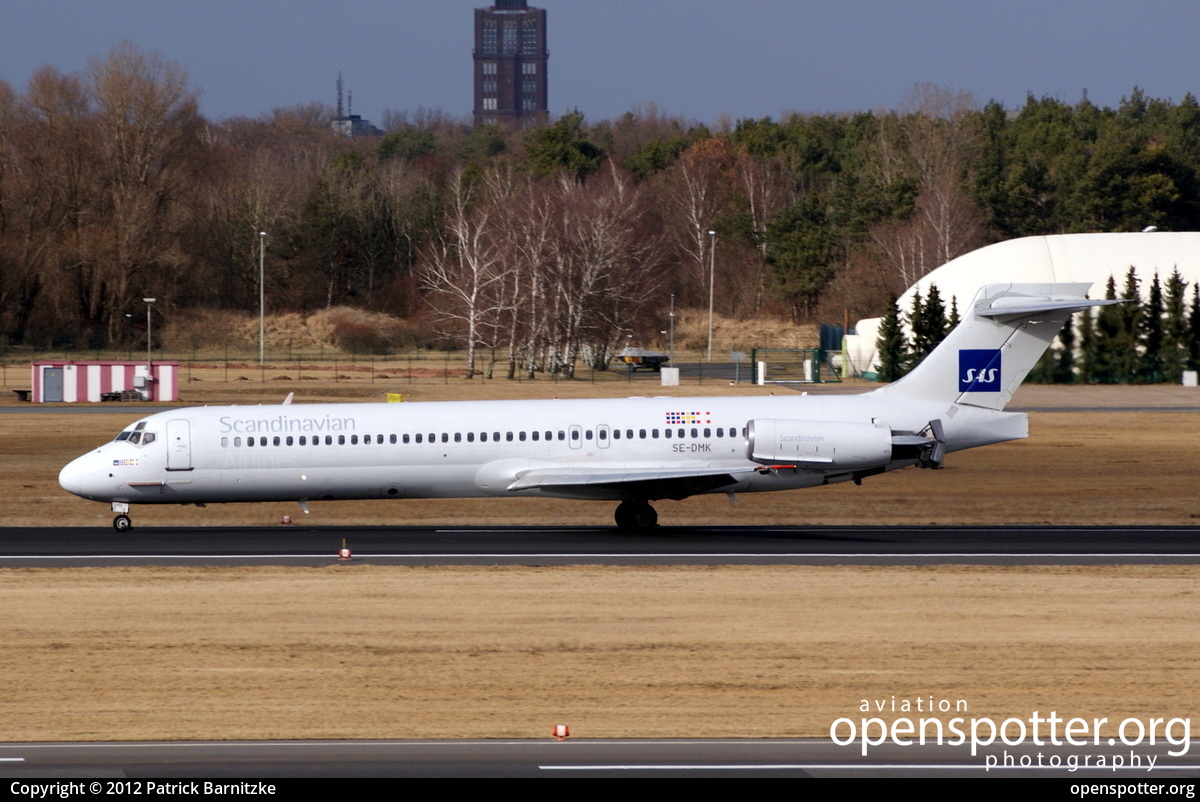 SE-DMK - Scandinavian Airlines McDonnell Douglas MD-87 at Berlin-Tegel Airport (TXL/EDDT) taken by Patrick Barnitzke | openspotter.org | ID: 3837