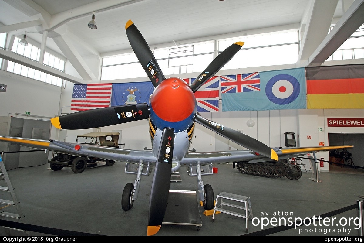 D-FSPT - Private / Untitled Supermarine Spitfire Mk.XVIII at Heringsdorf Airport (HDF/EDAH) taken by Jörg Graupner | openspotter.org | ID: 56392