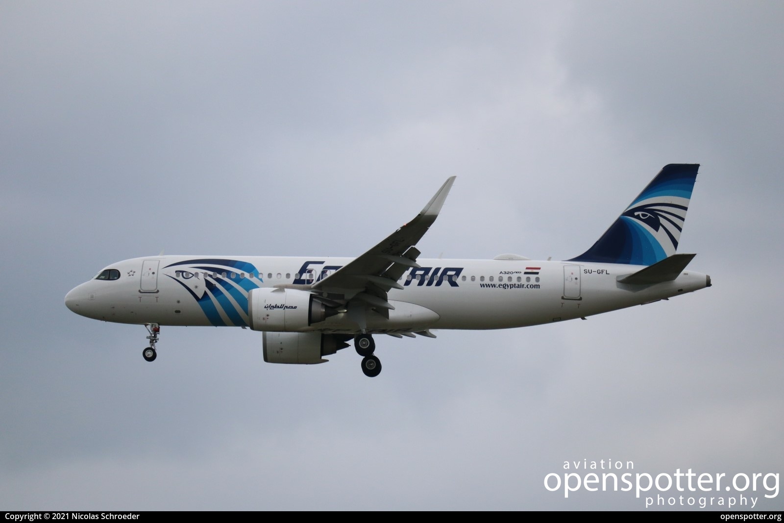 SU-GFL - Egyptair Airbus  A320-251N at Frankfurt International Airport (FRA/EDDF) taken by Nicolas Schroeder | openspotter.org | ID: 73563