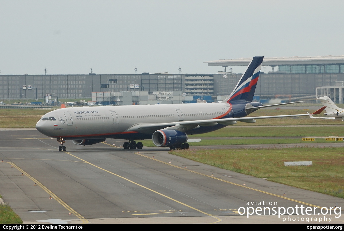 VQ-BCU - Aeroflot Russian Airlines Airbus A330-343X at Berlin-Schönefeld International Airport (SXF/EDDB) taken by Eveline Tscharntke | openspotter.org | ID: 3266
