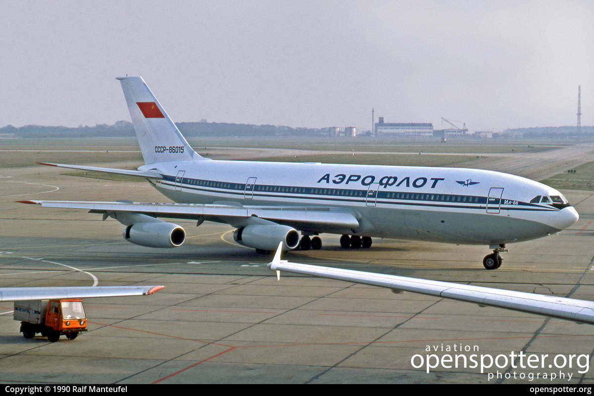 CCCP-86015 - Aeroflot Russian Airlines Ilyushin Il-86 at Berlin-Schönefeld International Airport (SXF/EDDB) taken by Ralf Manteufel | openspotter.org | ID: 3984