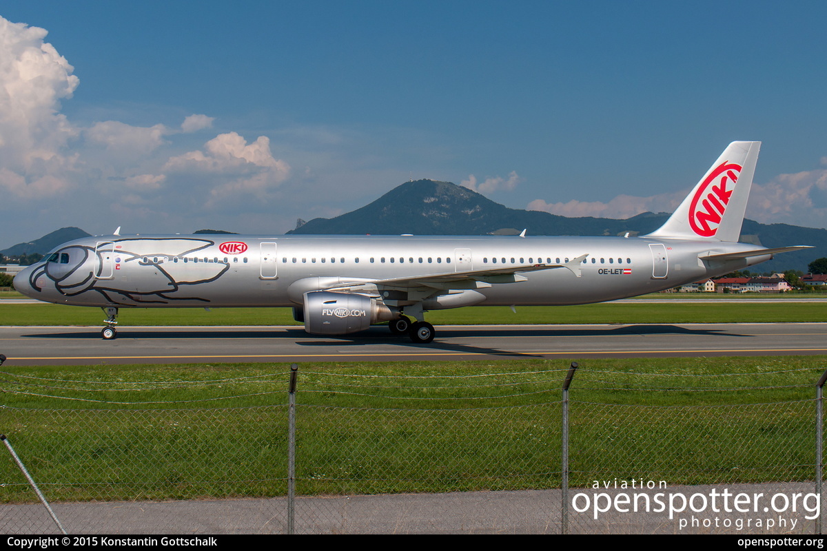 OE-LET - Niki Airbus A321-211 at Salzburg Airport (SZG/LOWS) taken by Konstantin Gottschalk | openspotter.org | ID: 24212