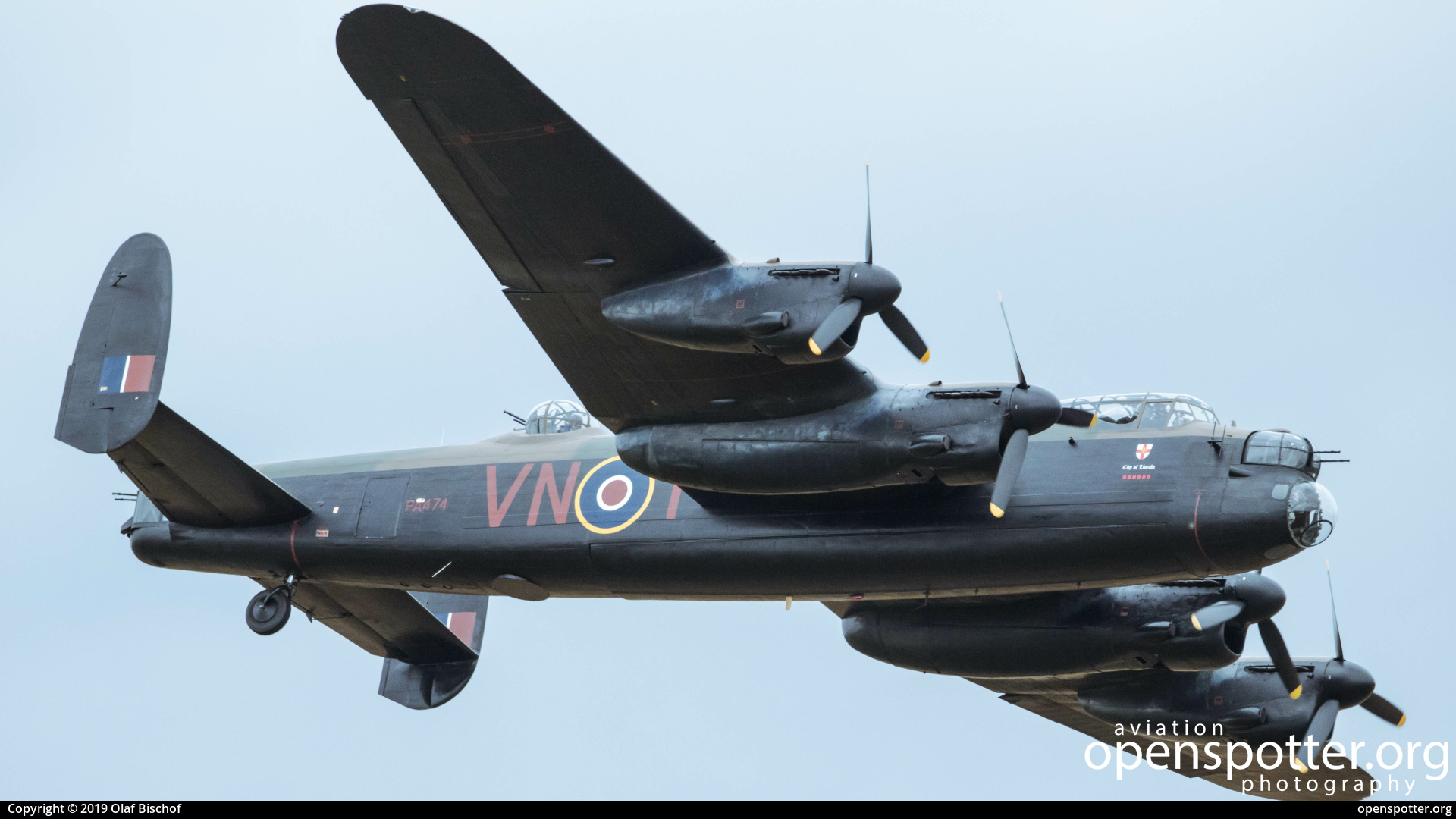 PA474 - RAF - Battle of Britain Memorial Flight Avro Lancaster B.1 at RAF Fairford (FFD/EGVA) taken by Olaf Bischof | openspotter.org | ID: 75405