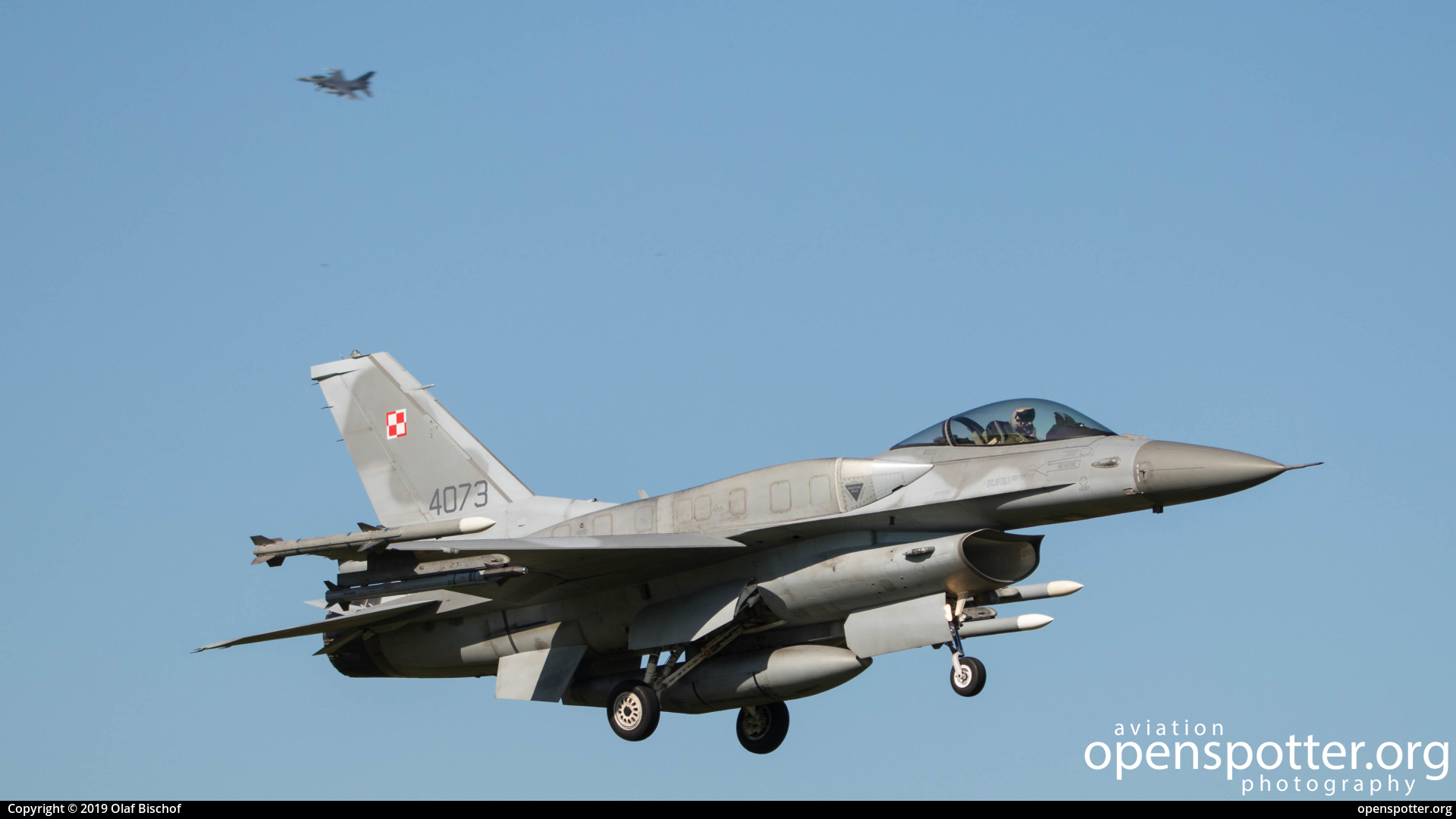 4073 - Polish Air Force Lockheed Martin F-16C Jastrząb at Leeuwarden Airport (LWR/EHLW) taken by Olaf Bischof | openspotter.org | ID: 66377