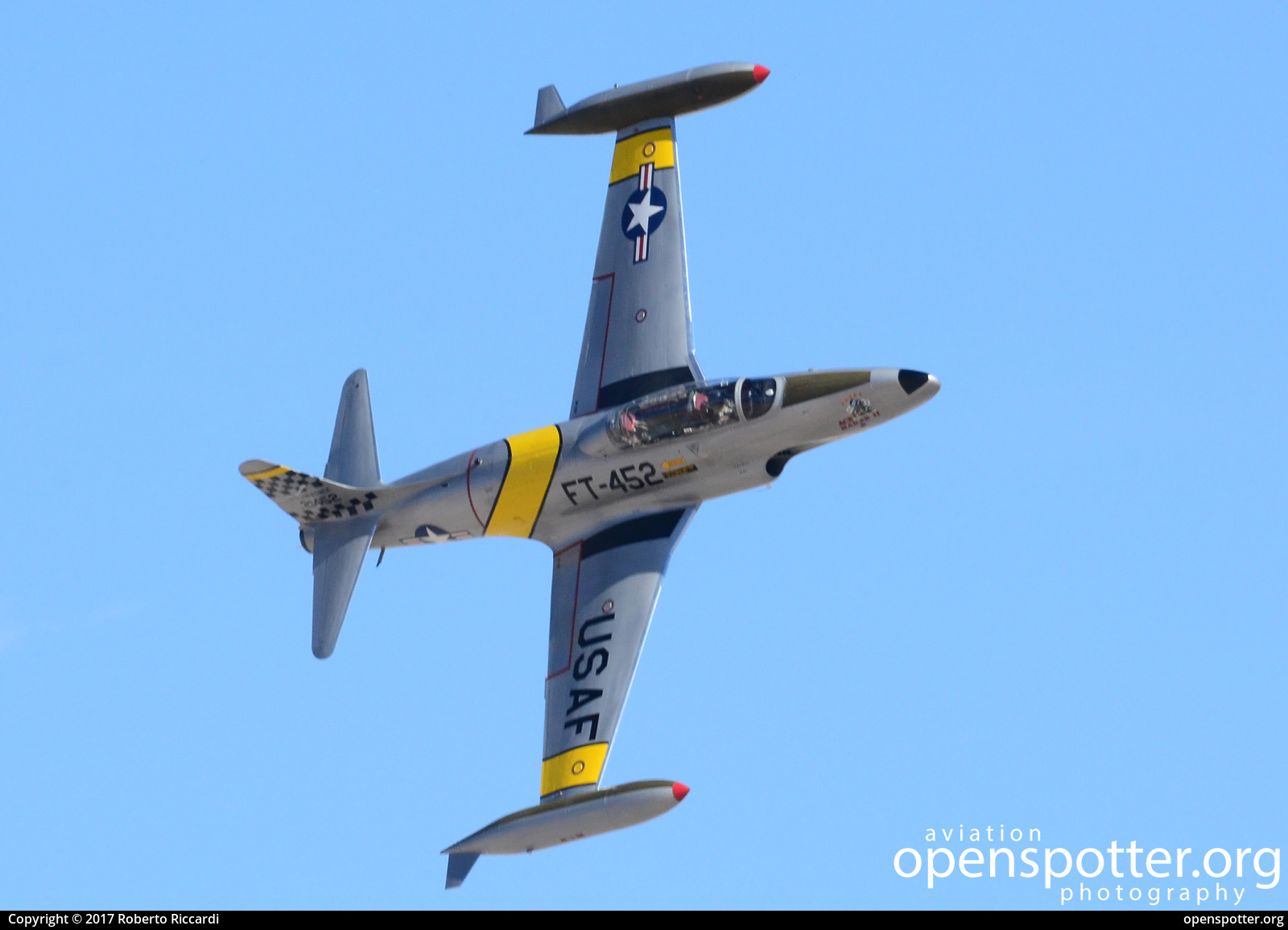N133HH - Private / Untitled Canadair CT-133 Silver Star at Nellis Air Force Base (LSV/KLSV) taken by Roberto Riccardi | openspotter.org | ID: 52242