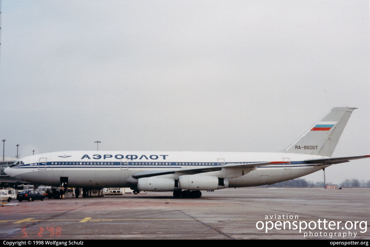 RA-86067 - Aeroflot Russian Airlines Ilyushin Il-86 at Berlin-Schönefeld International Airport (SXF/EDDB) taken by Wolfgang Schulz | openspotter.org | ID: 2127