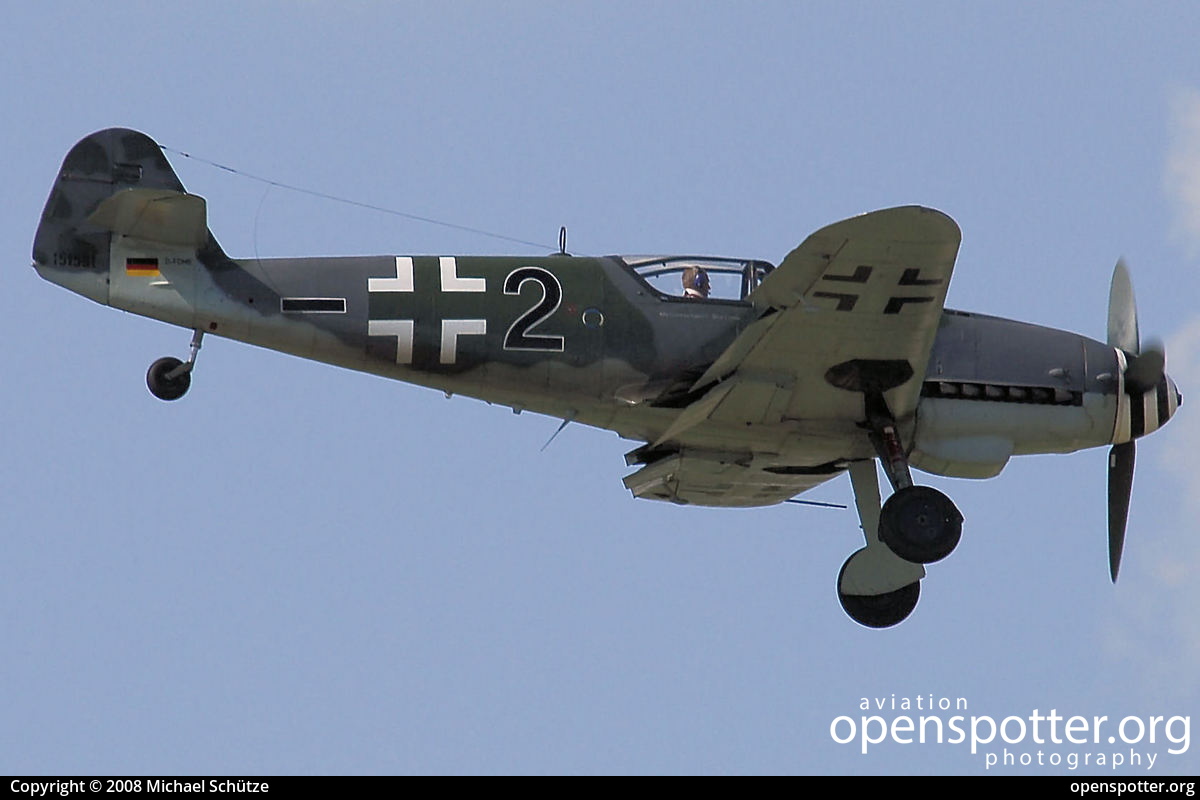 D-FDME - Messerschmitt Stiftung Messerschmitt Bf-109 G10 at Berlin-Schönefeld International Airport (SXF/EDDB) taken by Michael Schütze | openspotter.org | ID: 12712