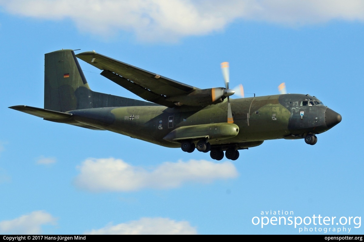50+82 - German Air Force (Luftwaffe) C-160D Transall at Berlin-Tegel Airport (TXL/EDDT) taken by Hans-Jürgen Mind | openspotter.org | ID: 43003
