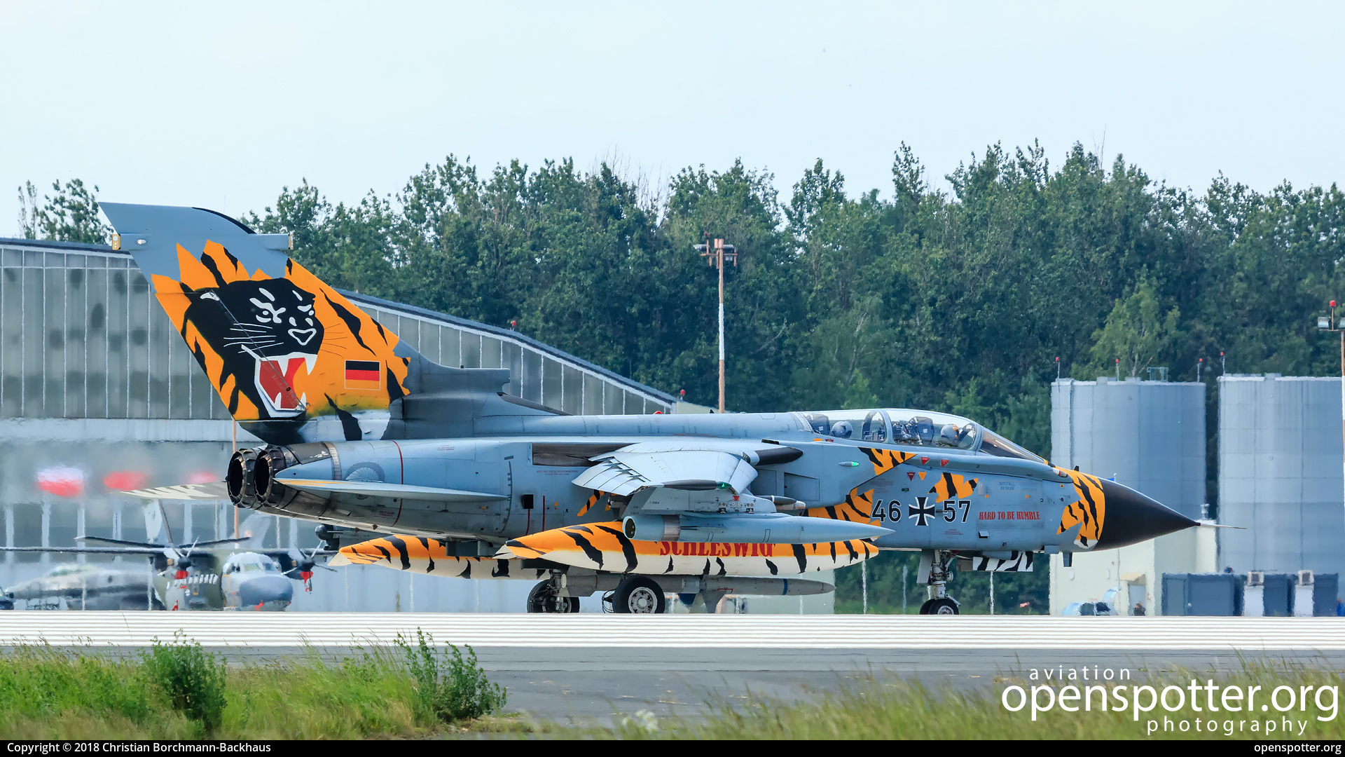 46+57 - German Air Force (Luftwaffe) Panavia Tornado ECR at Poznan-Krzesiny (EPKS) taken by Christian Borchmann-Backhaus | openspotter.org | ID: 54325