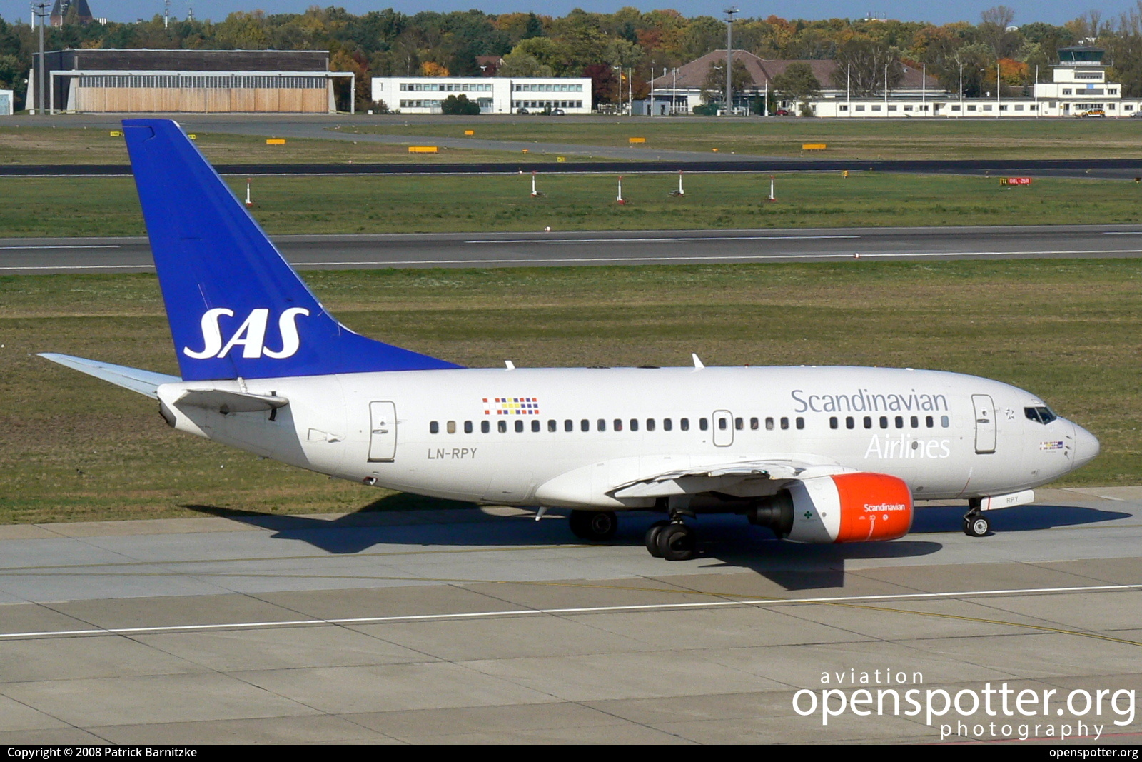LN-RPY - Scandinavian Airlines Boeing 737-683 at Berlin-Tegel Airport (TXL/EDDT) taken by Patrick Barnitzke | openspotter.org | ID: 62826