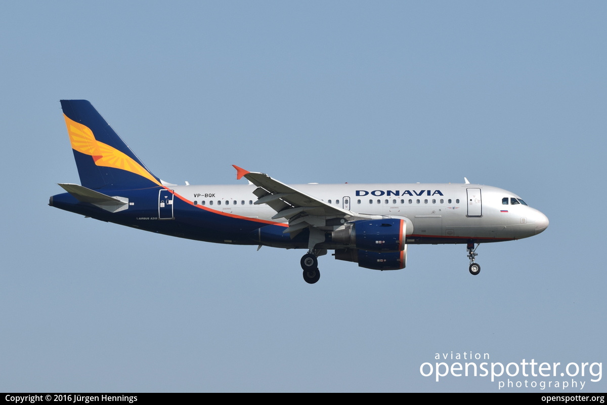 VP-BQK - Don Avia Airbus A319-111 at Berlin-Schönefeld International Airport (SXF/EDDB) taken by Jürgen Hennings | openspotter.org | ID: 32062