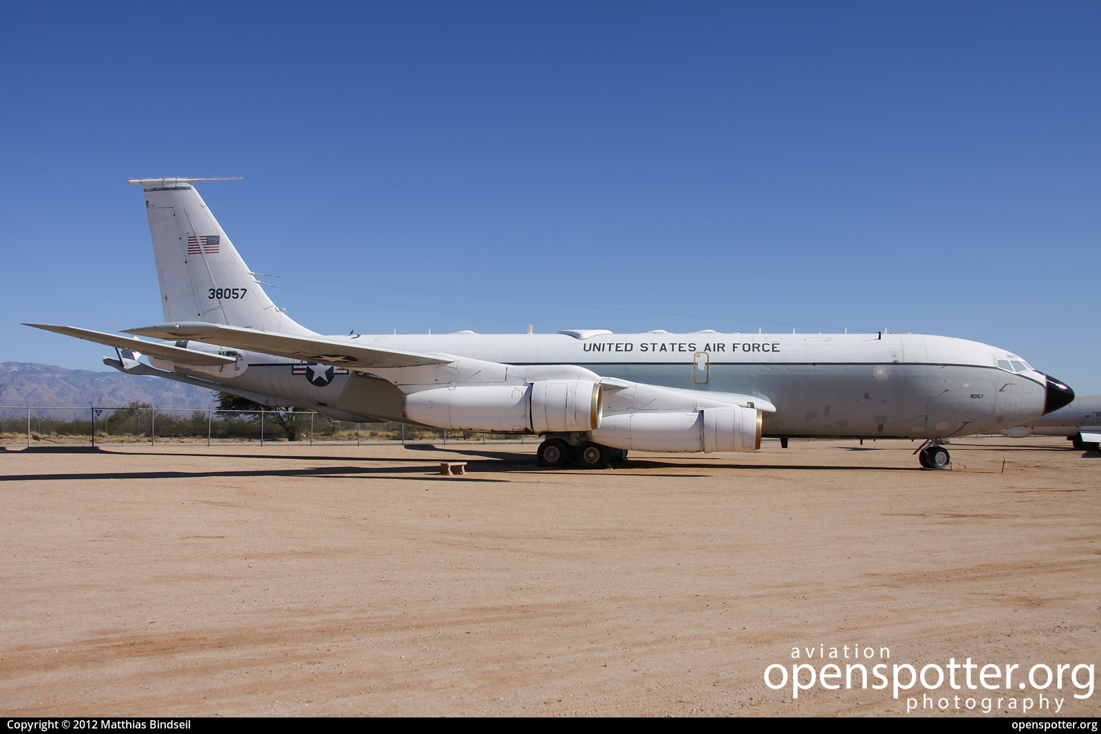 63-8057 - US Airforce (USAF) Boeing EC-135J Stratotanker at Davis Monthan Air Force Base (DMA/KDMA) taken by Matthias Bindseil | openspotter.org | ID: 49306