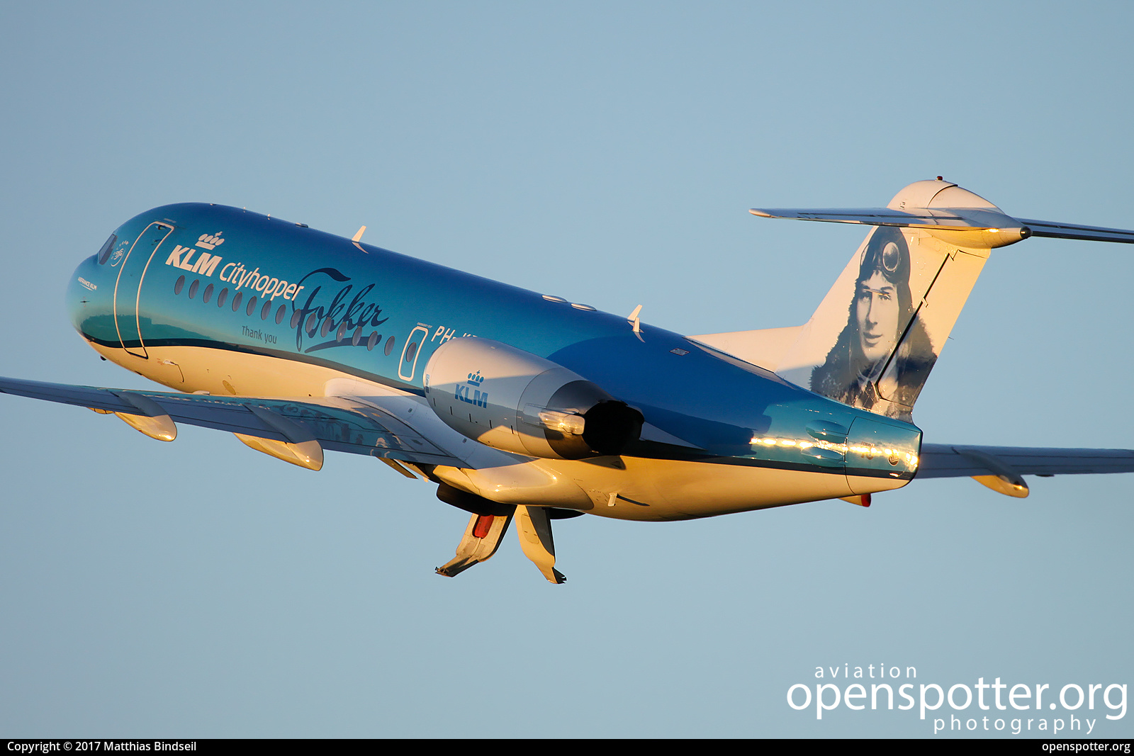 PH-KZU - KLM Cityhopper Fokker F70 at Schiphol Airport (AMS/EHAM) taken by Matthias Bindseil | openspotter.org | ID: 48065