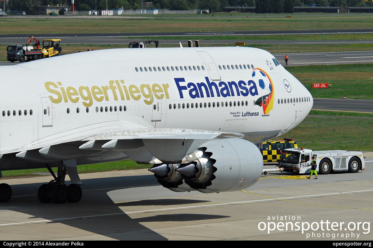 D-ABYI - Lufthansa Boeing 747-830 at Berlin-Tegel Airport (TXL/EDDT) taken by Alexander Pelka | openspotter.org | ID: 17256