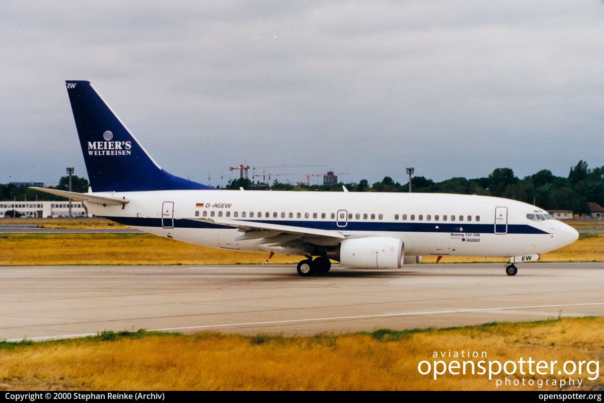 D-AGEW - Germania Boeing 737-75B at Berlin-Tegel Airport (TXL/EDDT) taken by Stephan Reinke (Archiv) | openspotter.org | ID: 2344