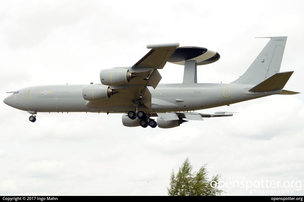 ZH106 - Royal Air Force Boeing Sentry AEW.1 (cfm56) at NATO Air Base Geilenkirchen (GKE/ETNG) taken by Ingo Mahn | openspotter.org | ID: 49579