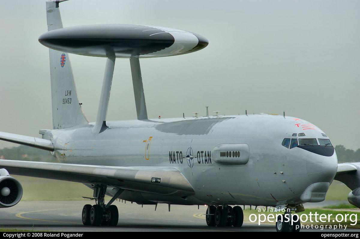 LX-N90453 - NATO / OTAN	 Boeing E-3A Sentry (707-320B) at Berlin-Schönefeld International Airport (SXF/EDDB) taken by Roland Pogander | openspotter.org | ID: 2844