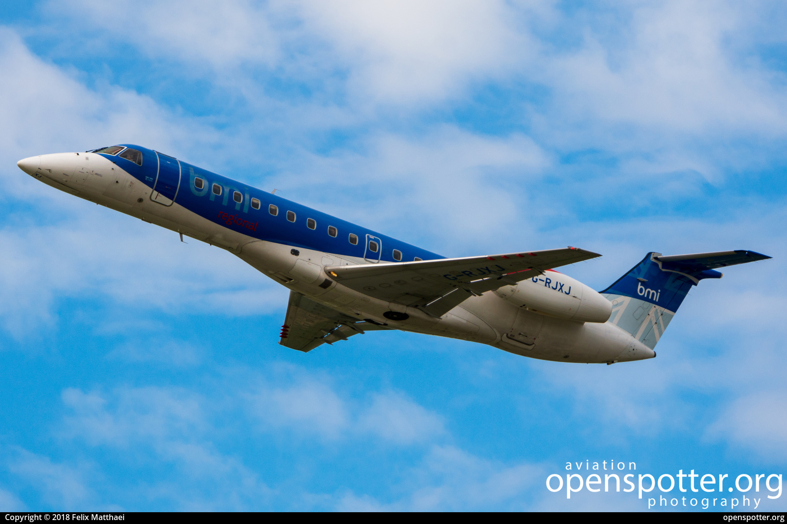 G-RJXJ - British Midland Regional Embraer ERJ-135ER at Düsseldorf International Airport (DUS/EDDL) taken by Felix Matthaei | openspotter.org | ID: 58787