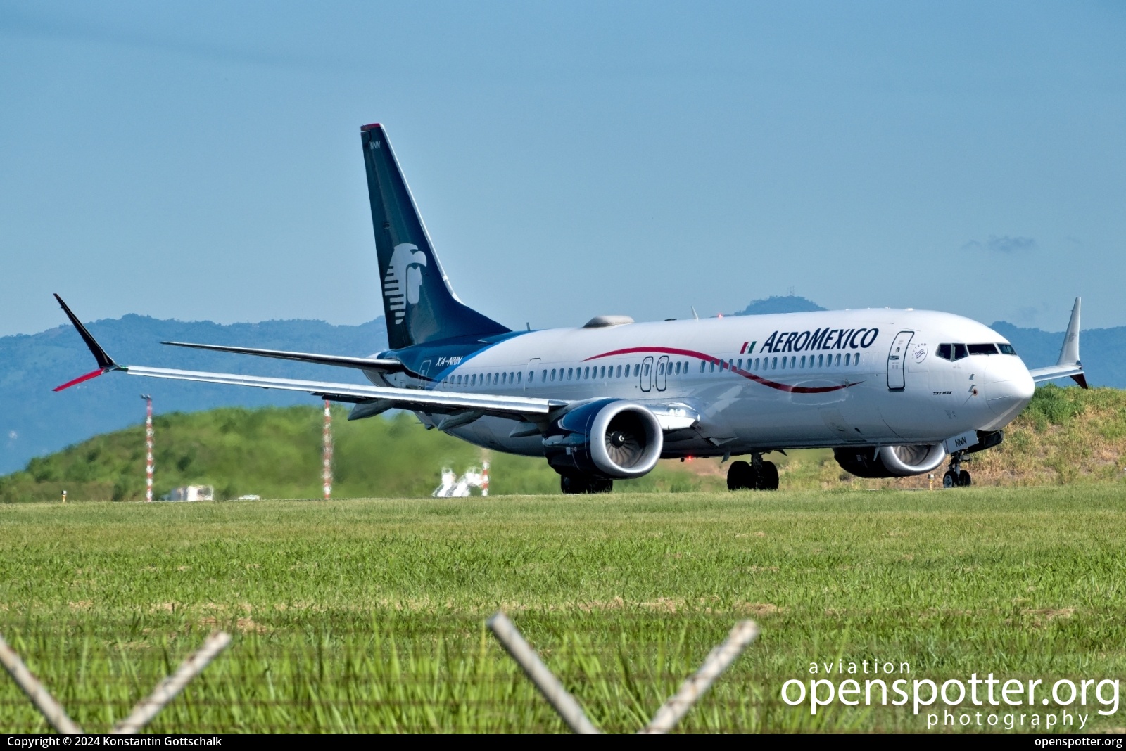 XA-NNN - Aeroméxico Boeing 737-9 MAX at Juan Santamaría International Airport (SJO/MROC) taken by Konstantin Gottschalk | openspotter.org | ID: 88597