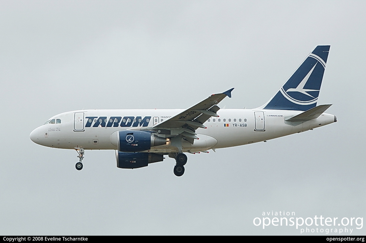 YR-ASB - Tarom Airbus A318-111 at Frankfurt International Airport (FRA/EDDF) taken by Eveline Tscharntke | openspotter.org | ID: 2242