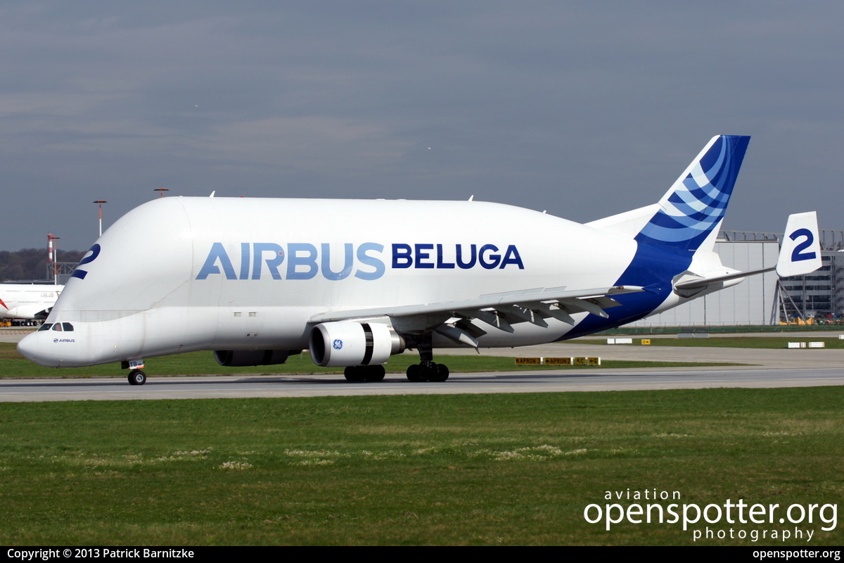 F-GSTB - Airbus Transport International Airbus A300-608ST Beluga (F) at Hamburg Finkenwerder Airport (XFW/EDHI) taken by Patrick Barnitzke | openspotter.org | ID: 7026