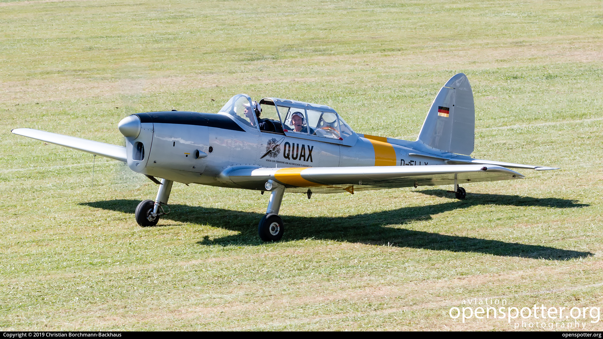 D-ELLY - Private / Untitled De Havilland DHC-1 Chipmunk Mk22 at Flugplatz Hahnweide (EDST) taken by Christian Borchmann-Backhaus | openspotter.org | ID: 86520