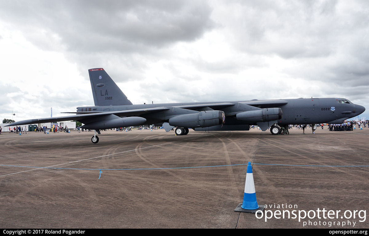 60-0022 - US Airforce (USAF) Boeing B-52H at RAF Fairford (FFD/EGVA) taken by Roland Pogander | openspotter.org | ID: 47280