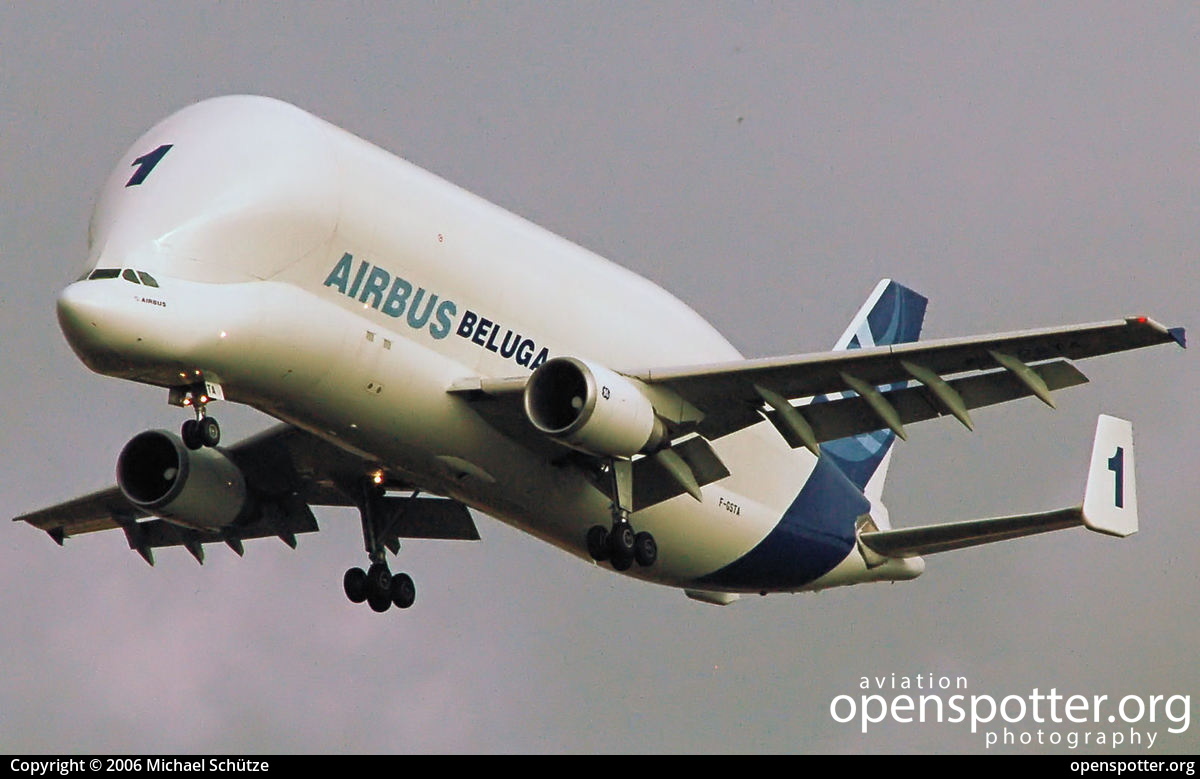 F-GSTA - Airbus Industrie Airbus A300-608ST Beluga (F) at Berlin-Schönefeld International Airport (SXF/EDDB) taken by Michael Schütze | openspotter.org | ID: 14976