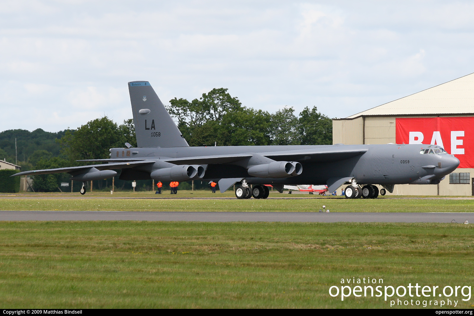 60-0058 - US Airforce (USAF) Boeing B-52H at RAF Fairford (FFD/EGVA) taken by Matthias Bindseil | openspotter.org | ID: 49285