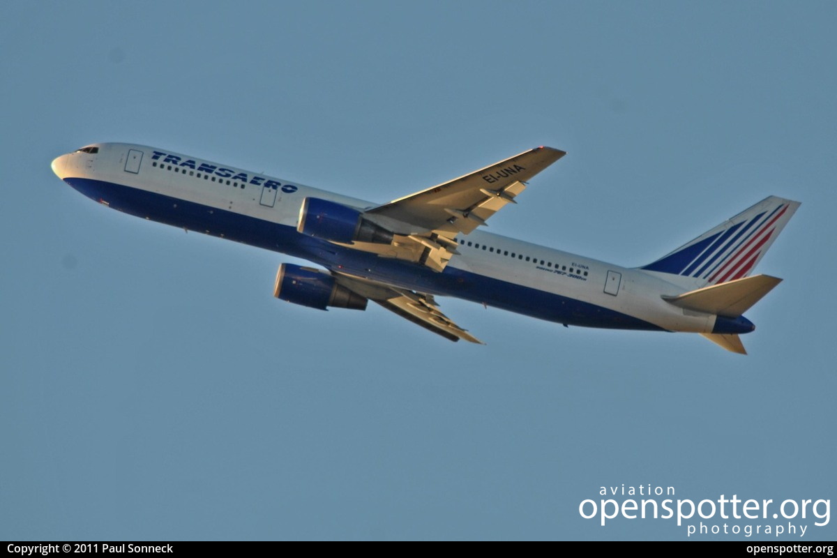 EI-UNA - Transaero Airlines Boeing 767-3P6(ER) at Palma de Mallorca Airport (Son Sant Joan Airport) (PMI/LEPA) taken by Paul Sonneck | openspotter.org | ID: 2705