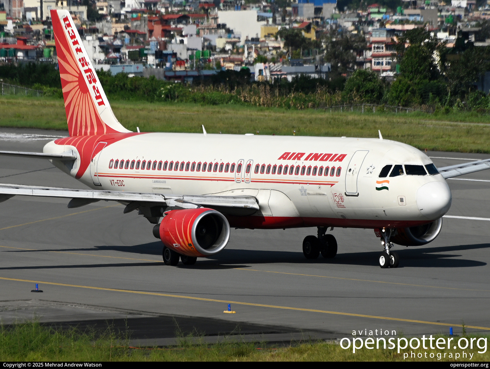 VT-EDC - Air India Airbus A320-214 at Tribhuvan International Airport (KTM/VNKT) taken by Mehrad Andrew Watson | openspotter.org | ID: 90472