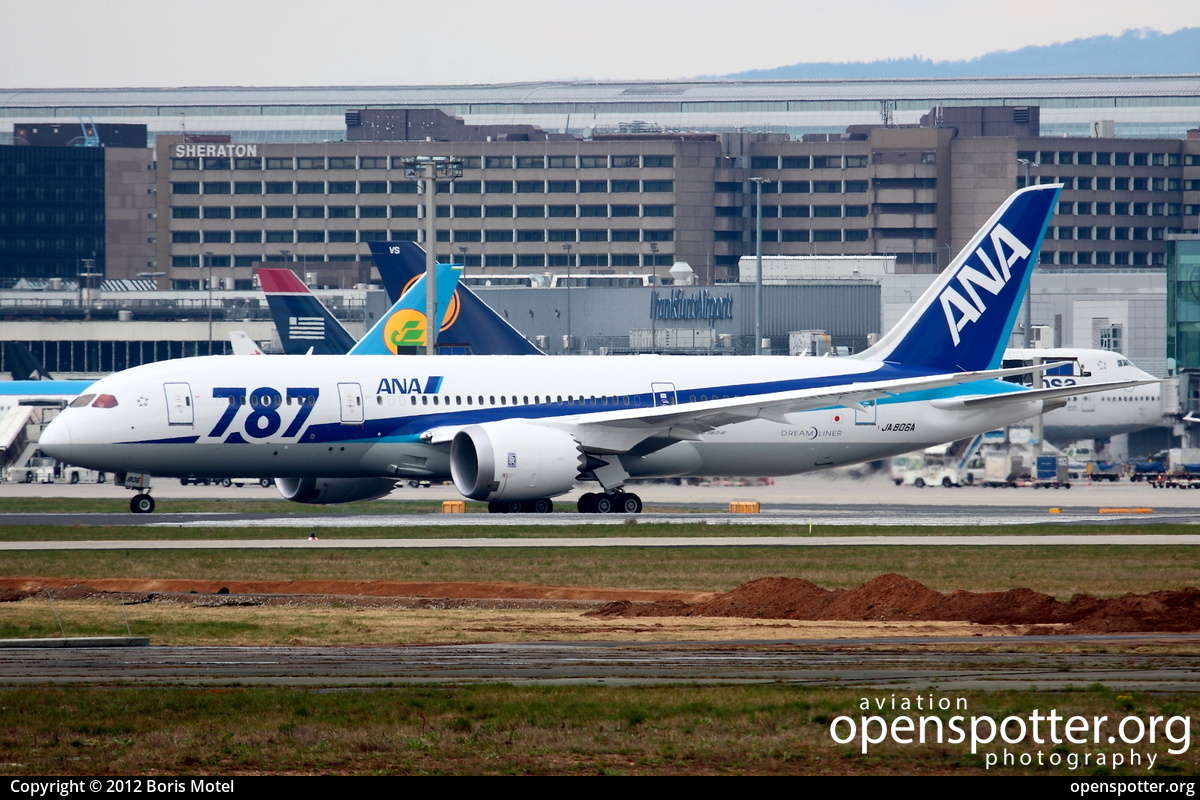 JA806A - All Nippon Airways Boeing 787-881 at Frankfurt International Airport (FRA/EDDF) taken by Boris Motel | openspotter.org | ID: 2642