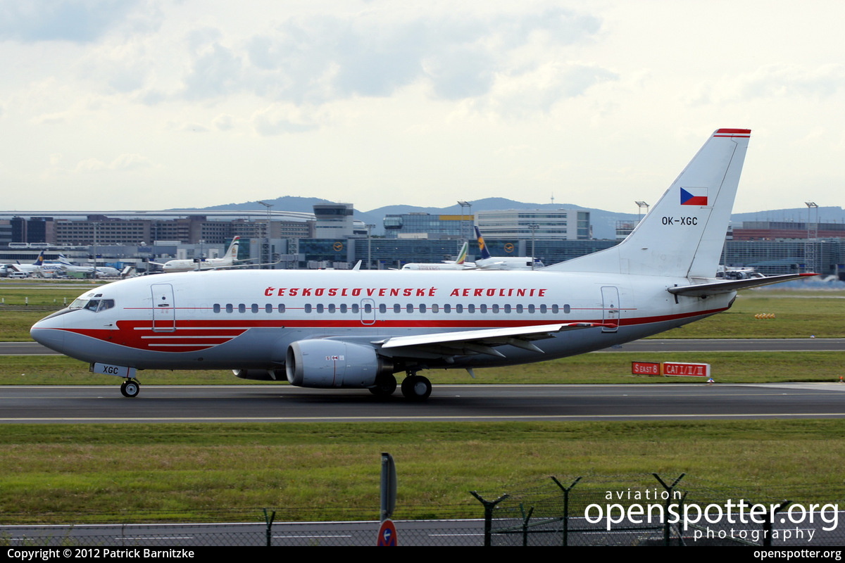 OK-XGC - Czech Airlines Boeing 737-55S at Frankfurt International Airport (FRA/EDDF) taken by Patrick Barnitzke | openspotter.org | ID: 3800