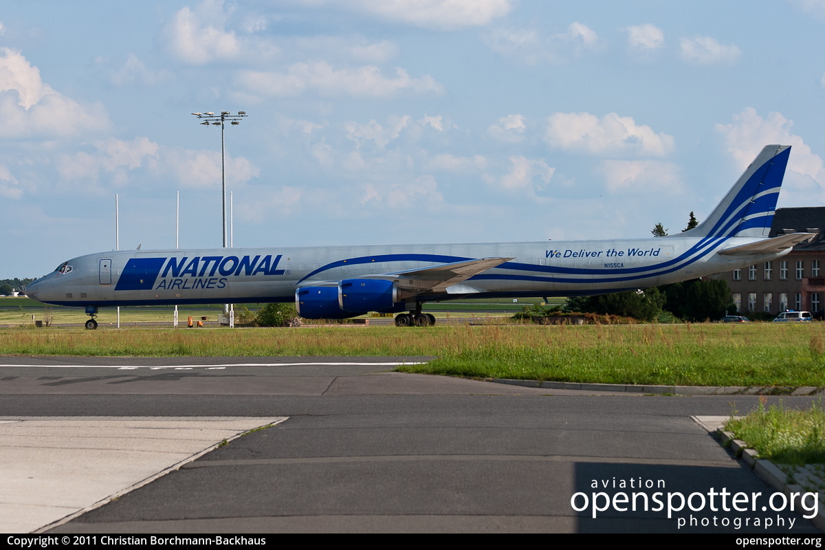 N155CA - National Airlines McDonnell Douglas DC-8-73CF (F) at Berlin-Schönefeld International Airport (SXF/EDDB) taken by Christian Borchmann-Backhaus | openspotter.org | ID: 1371