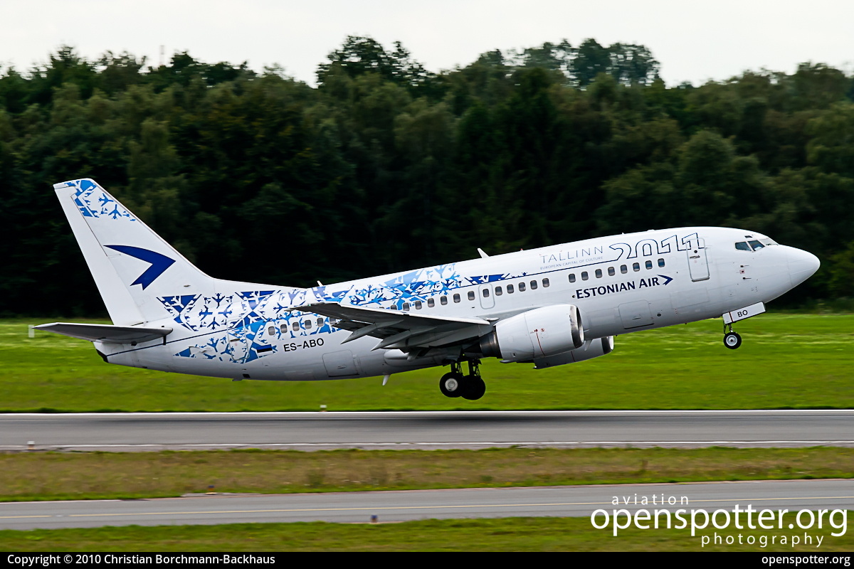ES-ABO - Estonian Air Boeing 737-505 at Hamburg Airport (Fuhlsbüttel Airport) (HAM/EDDH) taken by Christian Borchmann-Backhaus | openspotter.org | ID: 22